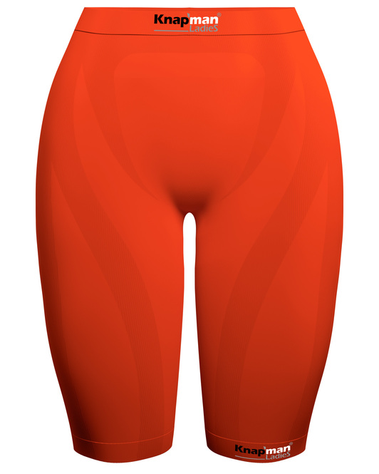 Knap'man Women's Compression Shorts Orange - 45%