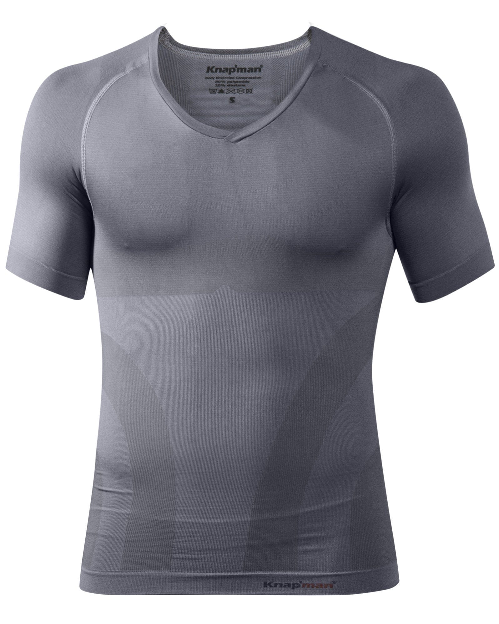 Compression Shirt V-Neck Gray